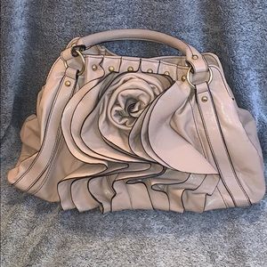 Steve Madden Taupe Flower Handbag